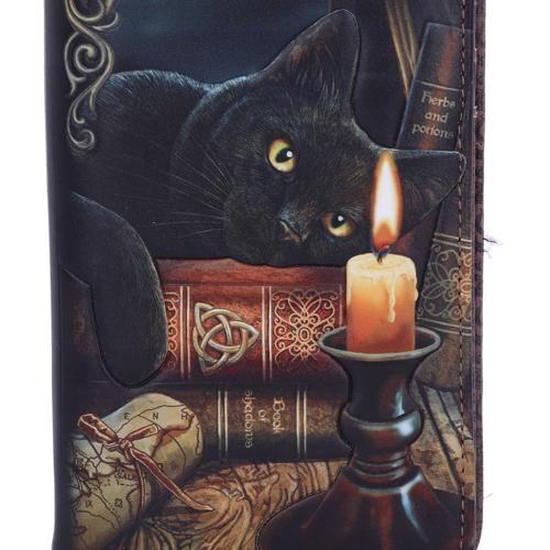 Lisa Parker Witching Hour Cat Witch Purse Black 18.5cm - Nemesis Now