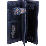 Lisa Parker A Brush With Magick Cat Purse Navy 18.5cm - Nemesis Now