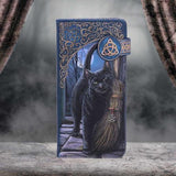Lisa Parker A Brush With Magick Cat Purse Navy 18.5cm - Nemesis Now