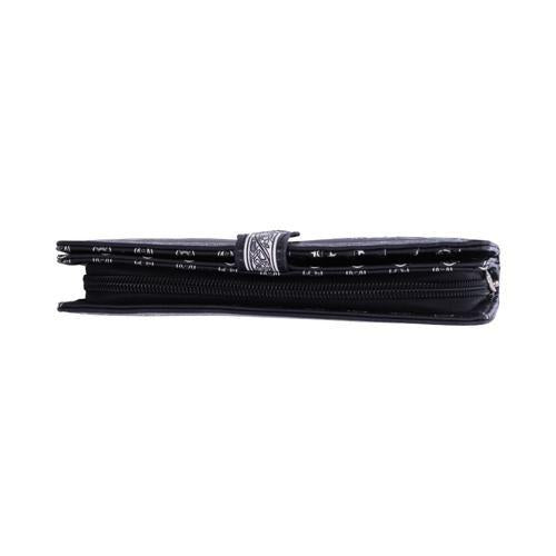 Spirit Board Embossed Purse Ouija Wallet Black 18.5cm - Nemesis Now