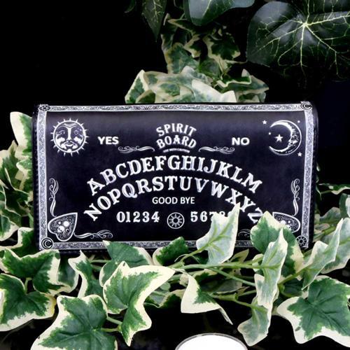 Spirit Board Embossed Purse Ouija Wallet Black 18.5cm - Nemesis Now