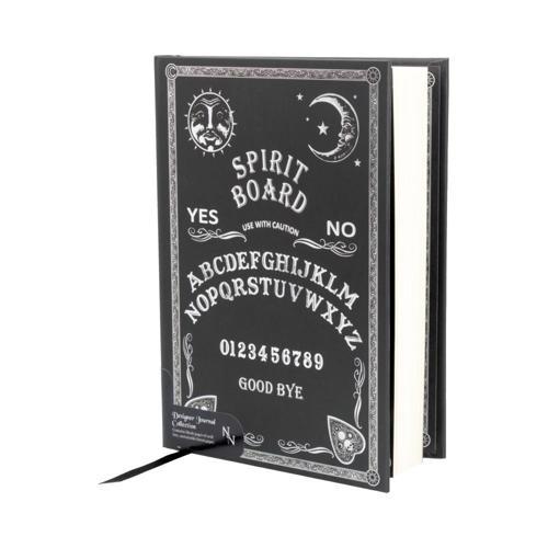 Embossed Journal Black and White Spirit Board 17cm - Nemesis Now