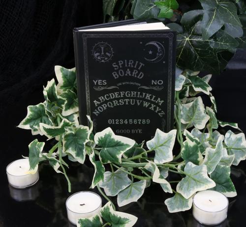 Embossed Journal Black and White Spirit Board 17cm - Nemesis Now