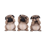 Three Wise Pugs 8.5cm - Nemesis Now