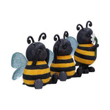 Three Wise Bees 9.5cm - Nemesis Now