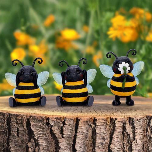 Three Wise Bees 9.5cm - Nemesis Now