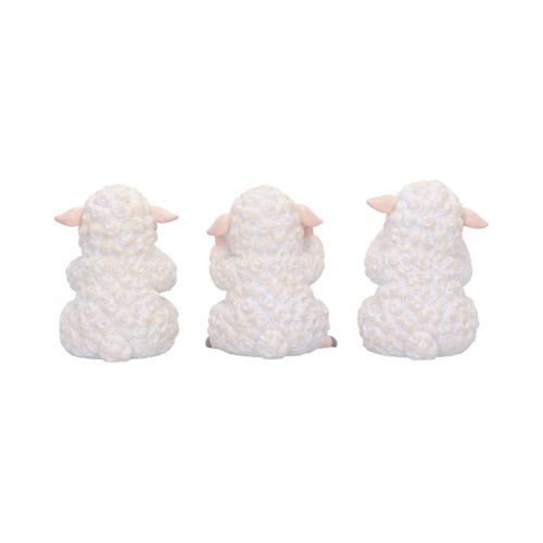Three Wise Sheep 8.5cm - Nemesis Now