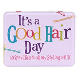 Hair Stuff Storage Tin - Brightside - Pack of 2