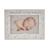 Baby Photo Frame - Bambino Resin Welcome To The World 6x4in