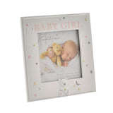Baby Photo Frame - Bambino Resin Baby Girl 4x4in