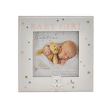 Baby Photo Frame - Bambino Resin Baby Girl 4x4in