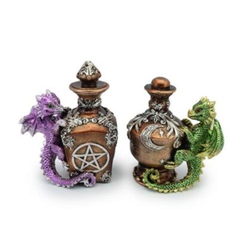 Elements Baby Dragon with Magic Potion Bottle - Pack of 2