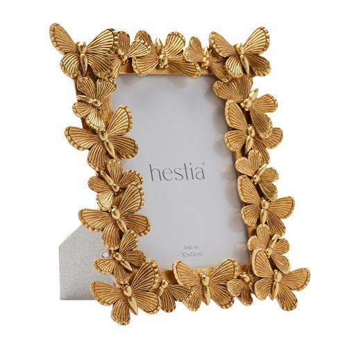 Hestia Butterfly Design Resin Photo Frame 4x6in
