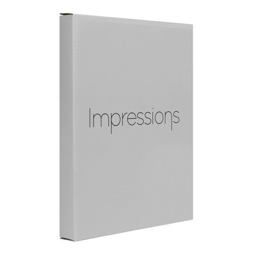 Photo Frame - Impressions Silver Colour White Border 4x6in