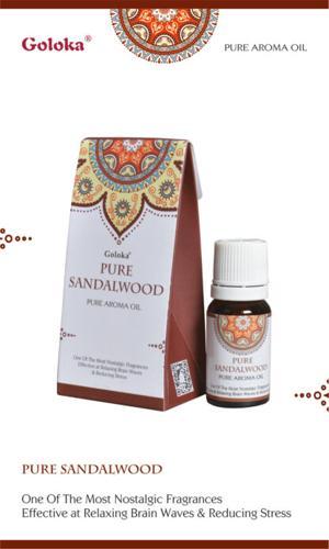 Aroma Oil 10ml - Goloka Mysuru Sandal Wood - Pack of 6