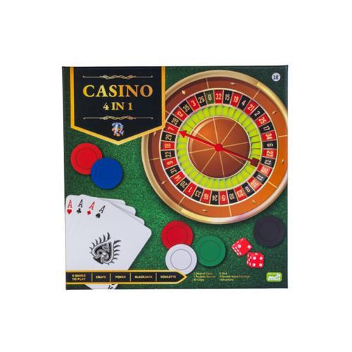 4-in-1 Casino Game Set