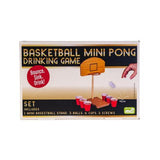 Basketball Mini Pong Drinking Game - Pack of 2