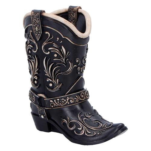 Wild West Cowboy Boot Pen Pot 17cm - Nemesis Now