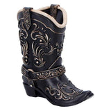 Wild West Cowboy Boot Pen Pot 17cm - Nemesis Now