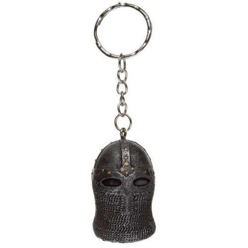 Medieval Knight Helmet Keyring - Pack of 24