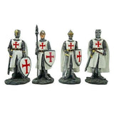 Crusader Knight Protector Figurine - Pack of 4