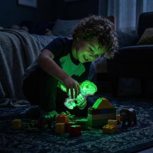 Glow in the Dark Skeletal Dinosaur Toy - Pack of 4