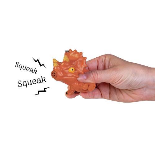 Squeaky Dinosaur Keychain - Pack of 6