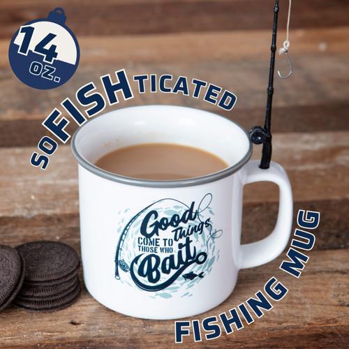 Fishing Mug - Good Things Come - Pack of 2