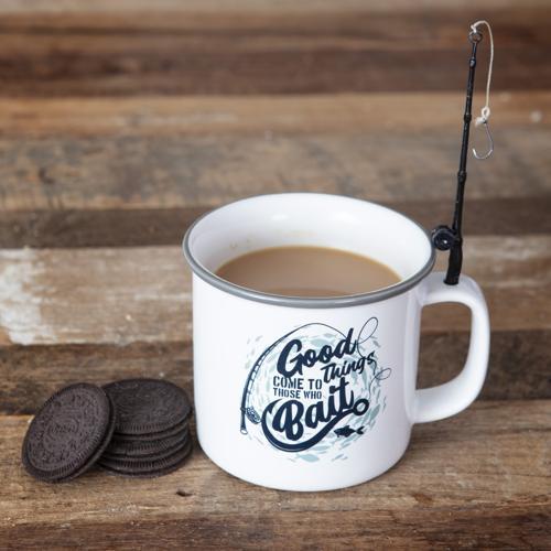 Fishing Mug - Good Things Come - Pack of 2