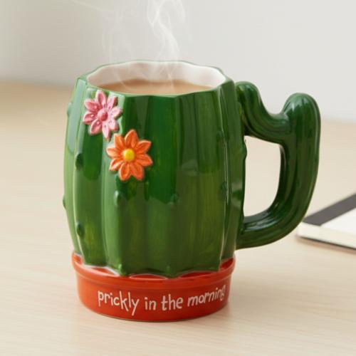 Cactus Mug 18oz - Prickly in the Morning - Pack of 2
