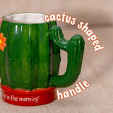 Cactus Mug 18oz - Prickly in the Morning - Pack of 2