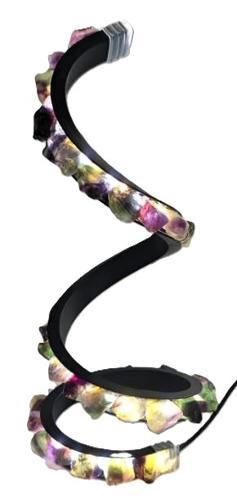 Crystal LED Lamp - Fluorite