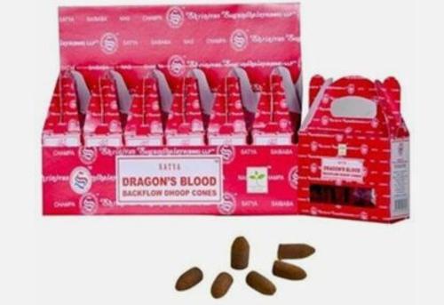 Backflow Dhoop Cones - Satya Dragons Blood