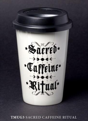 Ceramic Travel Mug - Alchemy Sacred Caffeine Ritual