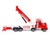 Construction Rescue Truck with Crane Friction Toy