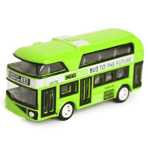 City Bus Pull Back Toy - Pack of 12
