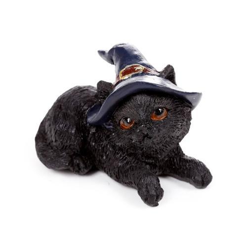 Witches Magical Black Cat Resin Figures - Pack of 12