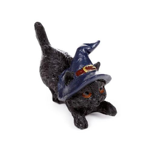 Witches Magical Black Cat Resin Figures - Pack of 12