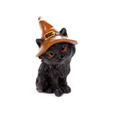 Witches Magical Black Cat Resin Figures - Pack of 12