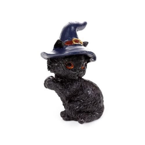 Witches Magical Black Cat Resin Figures - Pack of 12