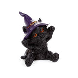 Witches Magical Black Cat Resin Figures - Pack of 12