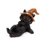 Witches Magical Black Cat Resin Figures - Pack of 12