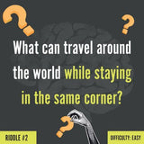 Riddle a Day Desktop Flip Book - 100 Riddles - Pack of 2