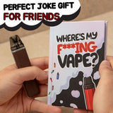 Where's My F*cking Vape Funny Gift Book - Pack of 6