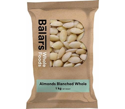 ALMONDS BLANCHED WHOLE 1KG  - Balars