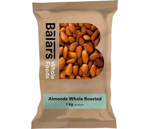 ALMONDS WHOLE ROASTED 1KG  - Balars