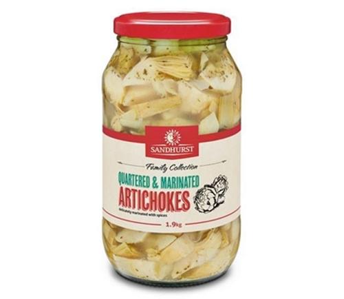 ARTICHOKE QUARTERED & MARINATED 1.9KG  - Sandhurst