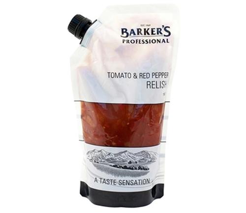 RELISH TOMATO & RED PEPPER 1KG  - Barkers