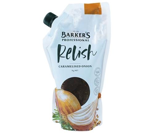 RELISH CARAMELISED ONION 1KG  - Barkers