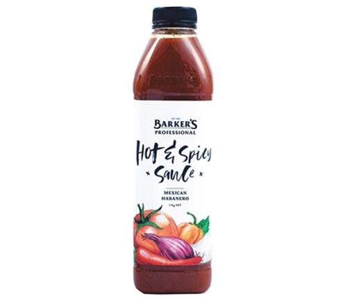 SAUCE MEXICAN HABANERO 1.10KG  - Barkers
